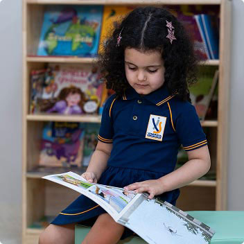 Student Reading Book